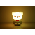 Creative Cute Bear Silicone Betside Night Light